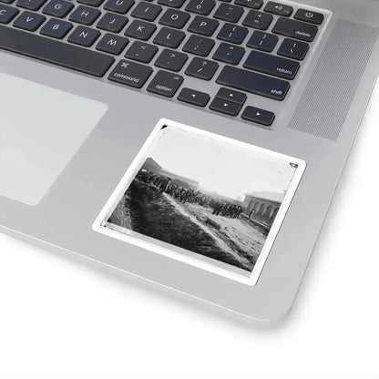 Chattanooga, Tenn. Confederate Prisoners at Railroad Depot (U.S. Civil War) STICKER Vinyl Kiss-Cut Decal - The Sticker Space