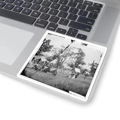 Chattanooga, Tenn., Vicinity. Federal Camp by the Tennessee  River (U.S. Civil War) STICKER Vinyl Kiss-Cut Decal - The Sticker Space