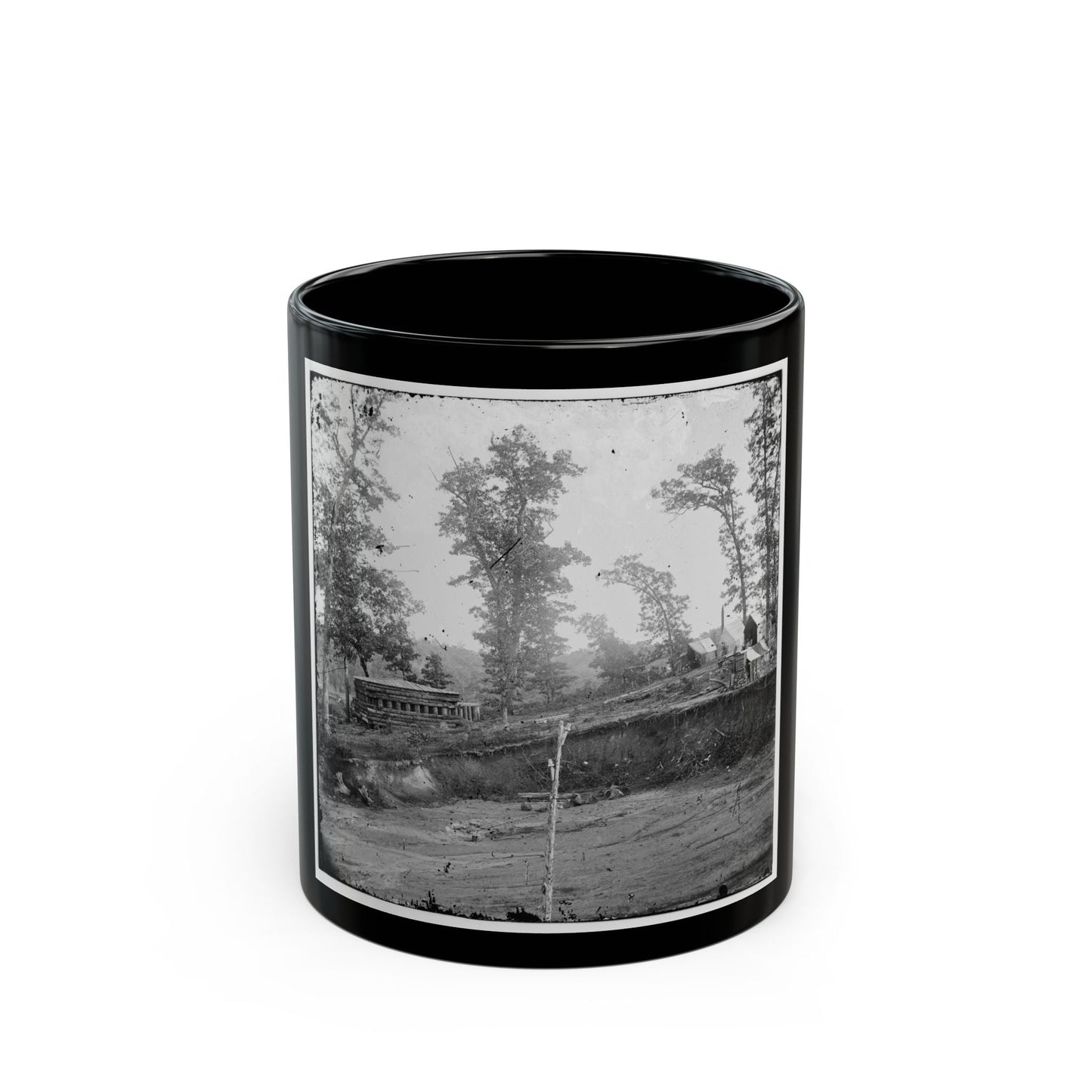 Chattanooga, Tenn., Vicinity. Blockhouse On The Nashville & Chattanooga Railroad (U.S. Civil War) Black Coffee Mug