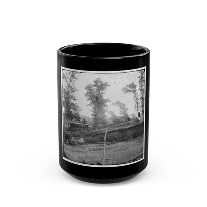 Chattanooga, Tenn., Vicinity. Blockhouse On The Nashville & Chattanooga Railroad (U.S. Civil War) Black Coffee Mug