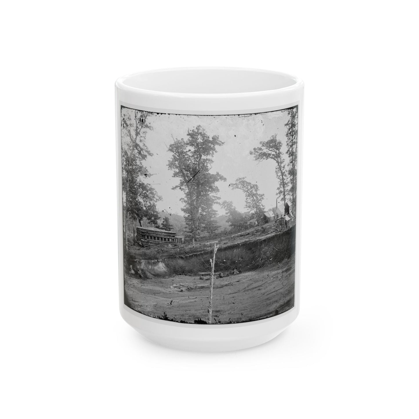 Chattanooga, Tenn., Vicinity. Blockhouse On The Nashville & Chattanooga Railroad (U.S. Civil War) White Coffee Mug