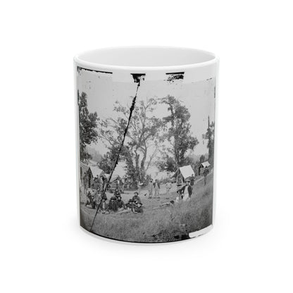 Chattanooga, Tenn., Vicinity. Federal Camp By The Tennessee  River (U.S. Civil War) White Coffee Mug