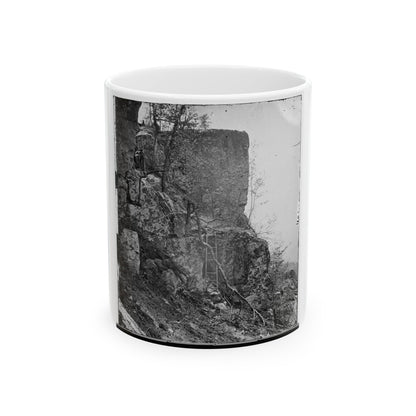 Chattanooga, Tenn., Vicinity. Summit Of Lookout Mountain (U.S. Civil War) White Coffee Mug-11oz-The Sticker Space