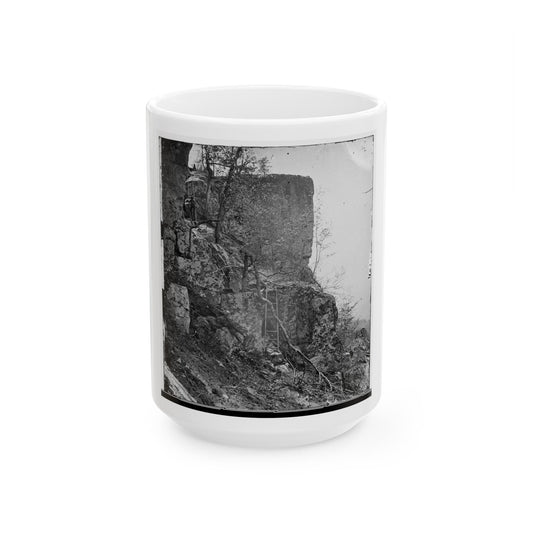 Chattanooga, Tenn., Vicinity. Summit Of Lookout Mountain (U.S. Civil War) White Coffee Mug-15oz-The Sticker Space