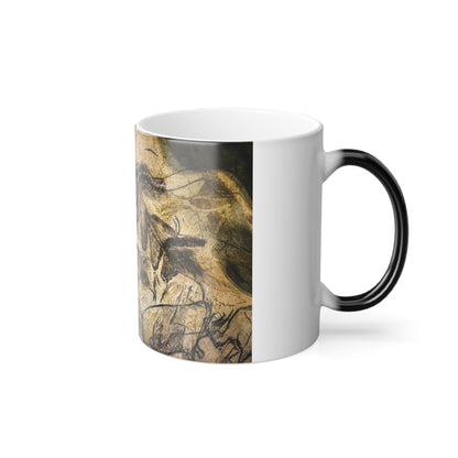 Chauvet Horses and aurochs - Color Changing Mug 11oz-11oz-The Sticker Space