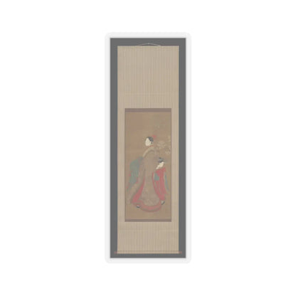Chōbunsai Eishi - Courtesan and Attendant - 18th–19th century v2 - STICKER Vinyl Kiss-Cut Decal