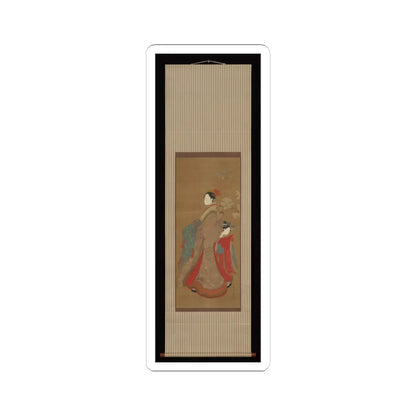 Chōbunsai Eishi - Courtesan and Attendant - 18th–19th century v2 - STICKER Vinyl Kiss-Cut Decal