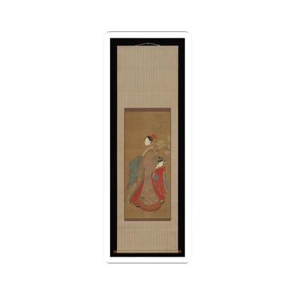 Chōbunsai Eishi - Courtesan and Attendant - 18th–19th century v2 - STICKER Vinyl Kiss-Cut Decal