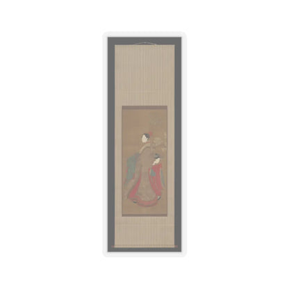Chōbunsai Eishi - Courtesan and Attendant - 18th–19th century v2 - STICKER Vinyl Kiss-Cut Decal
