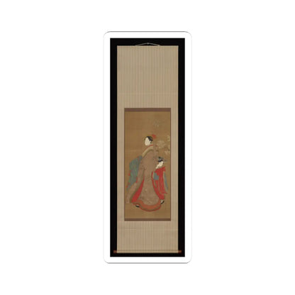 Chōbunsai Eishi - Courtesan and Attendant - 18th–19th century v2 - STICKER Vinyl Kiss-Cut Decal