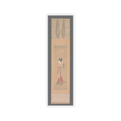 Chōbunsai Eishi - Courtesan with a Letter in Her Mouth - 1756–1815 v2 - STICKER Vinyl Kiss-Cut Decal