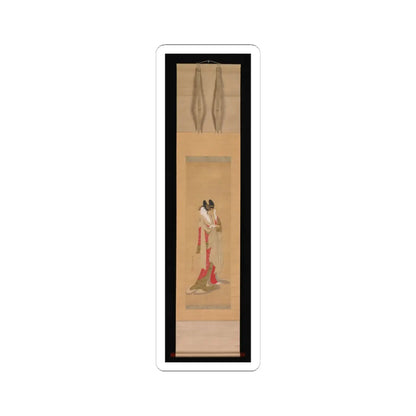Chōbunsai Eishi - Courtesan with a Letter in Her Mouth - 1756–1815 v2 - STICKER Vinyl Kiss-Cut Decal