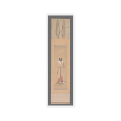 Chōbunsai Eishi - Courtesan with a Letter in Her Mouth - 1756–1815 v2 - STICKER Vinyl Kiss-Cut Decal