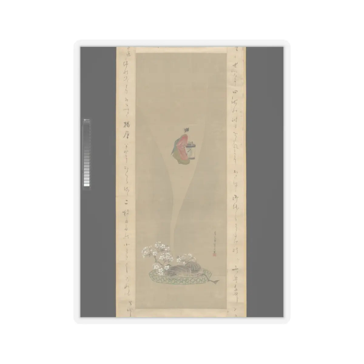 Chōbunsai Eishi - Shellfish and Apparitions of the Yoshiwara Pleasure Quarter - ca. 1811 v2 - STICKER Vinyl Kiss-Cut Decal