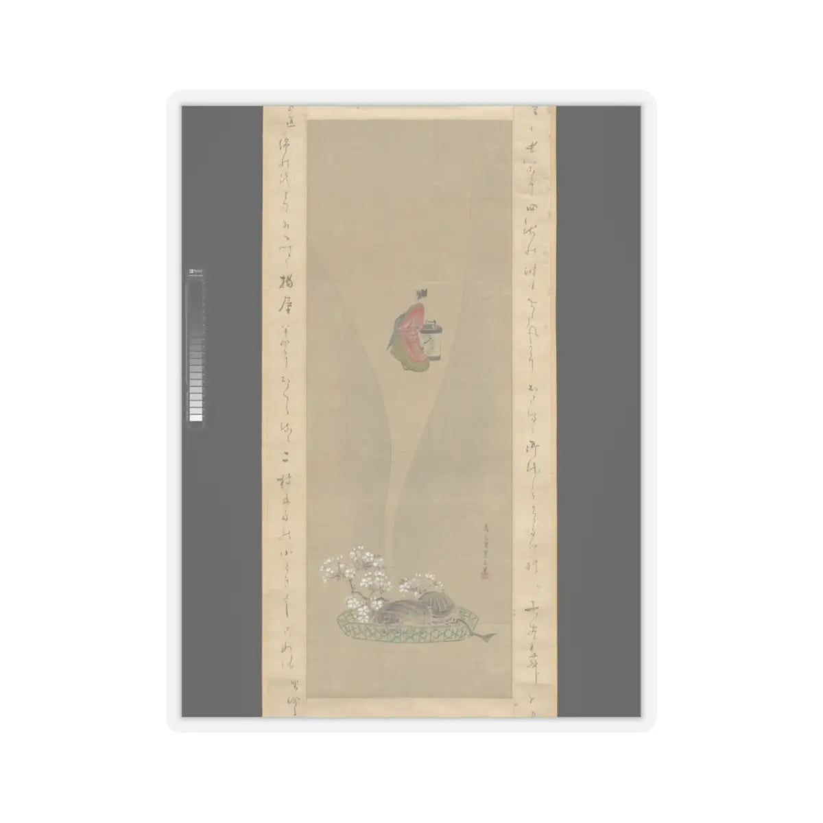 Chōbunsai Eishi - Shellfish and Apparitions of the Yoshiwara Pleasure Quarter - ca. 1811 v2 - STICKER Vinyl Kiss-Cut Decal