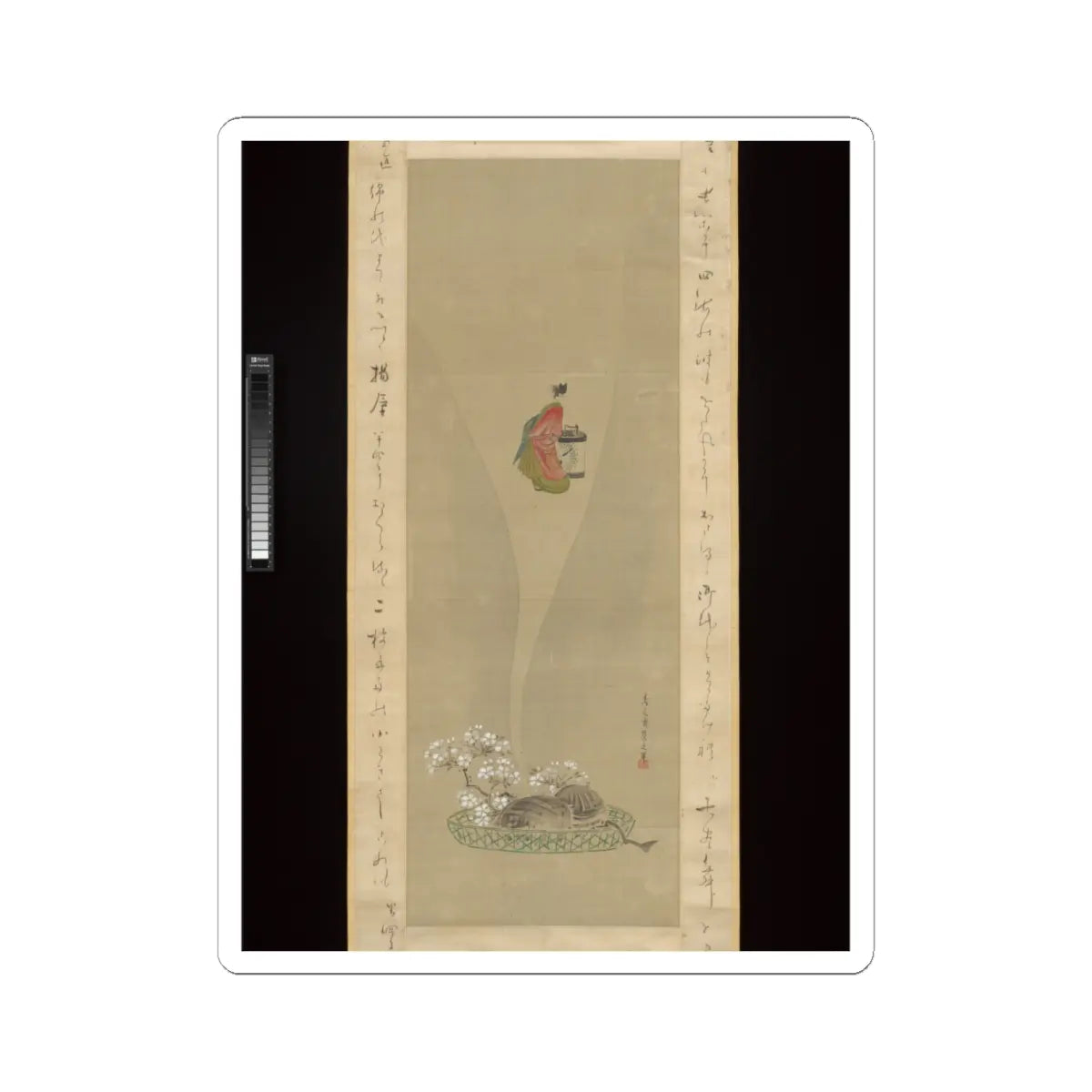 Chōbunsai Eishi - Shellfish and Apparitions of the Yoshiwara Pleasure Quarter - ca. 1811 v2 - STICKER Vinyl Kiss-Cut Decal