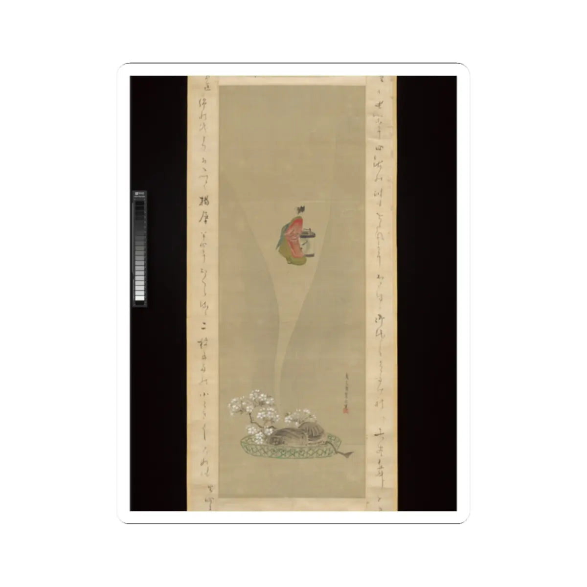 Chōbunsai Eishi - Shellfish and Apparitions of the Yoshiwara Pleasure Quarter - ca. 1811 v2 - STICKER Vinyl Kiss-Cut Decal