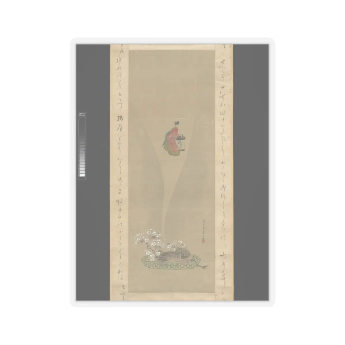 Chōbunsai Eishi - Shellfish and Apparitions of the Yoshiwara Pleasure Quarter - ca. 1811 v2 - STICKER Vinyl Kiss-Cut Decal