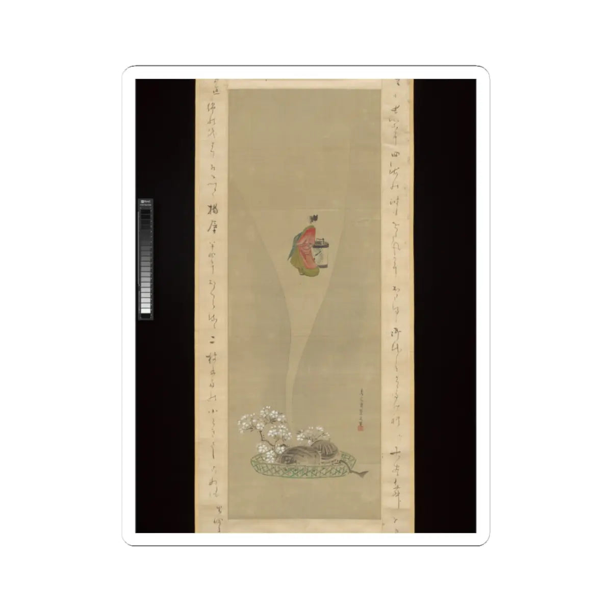 Chōbunsai Eishi - Shellfish and Apparitions of the Yoshiwara Pleasure Quarter - ca. 1811 v2 - STICKER Vinyl Kiss-Cut Decal