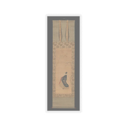 Chōbunsai Eishi - Snow, Moon, and Cherry Blossoms (Yoshiwara in Three Seasons) - early 19th century v6 - STICKER Vinyl Kiss-Cut Decal