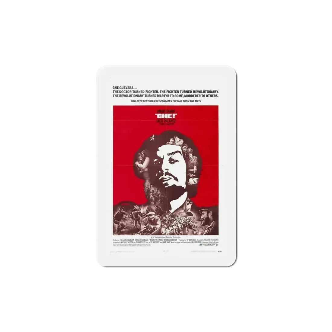 Che 1969 Movie Poster Refrigerator Magnet 5 Inch - The Sticker Space
