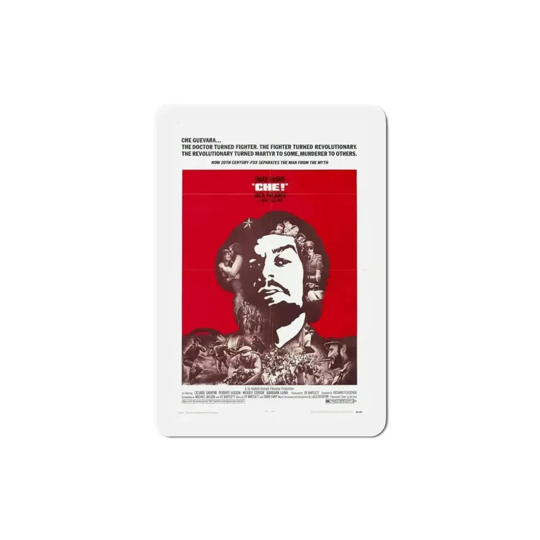 Che 1969 Movie Poster Refrigerator Magnet - The Sticker Space