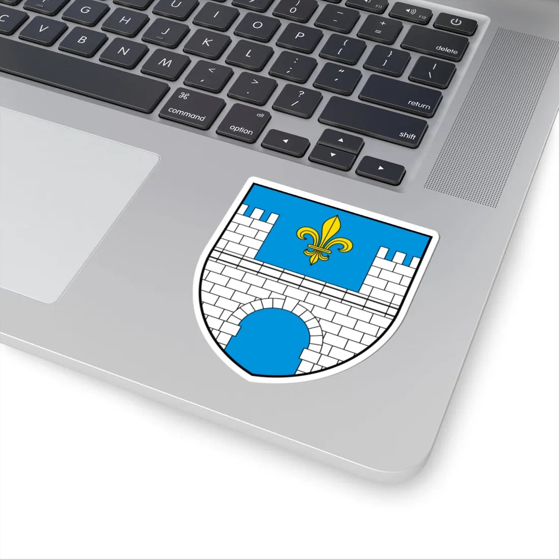 CHE Aire-la-Ville COA (Switzerland) (Coat of Arms) STICKER Vinyl Kiss-Cut Decal - The Sticker Space