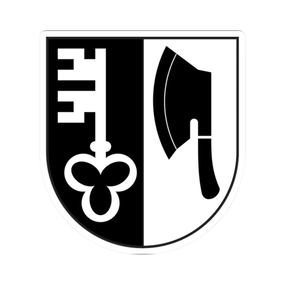CHE Alvaschein COA (Switzerland) (Coat of Arms) STICKER Vinyl Kiss-Cut Decal 2 Inch White - The Sticker Space