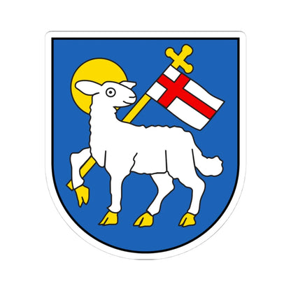 CHE Bennwil COA (Switzerland) (Coat of Arms) STICKER Vinyl Kiss-Cut Decal 4 Inch White - The Sticker Space