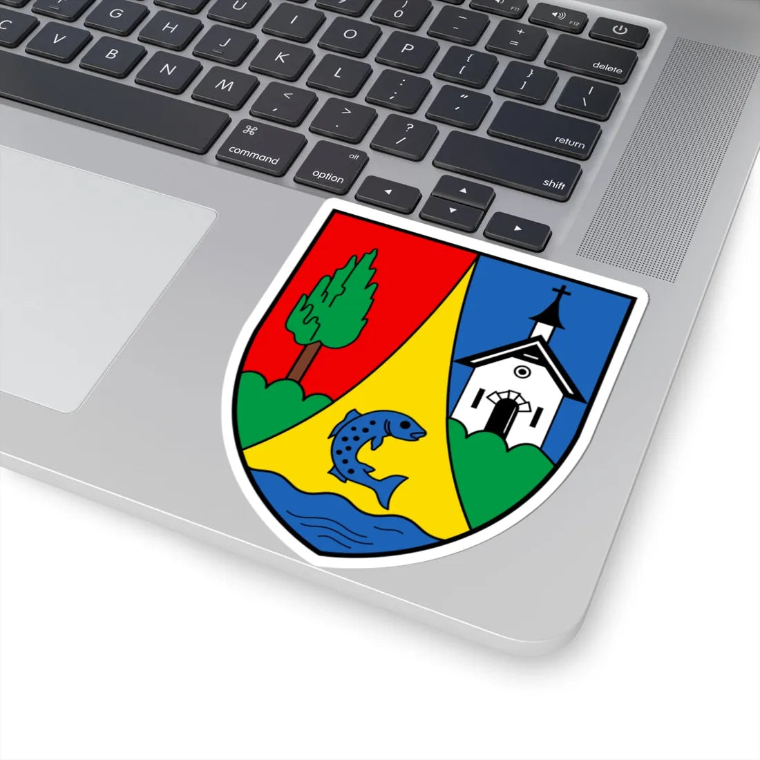 CHE Betten COA (Switzerland) (Coat of Arms) STICKER Vinyl Kiss-Cut Decal - The Sticker Space