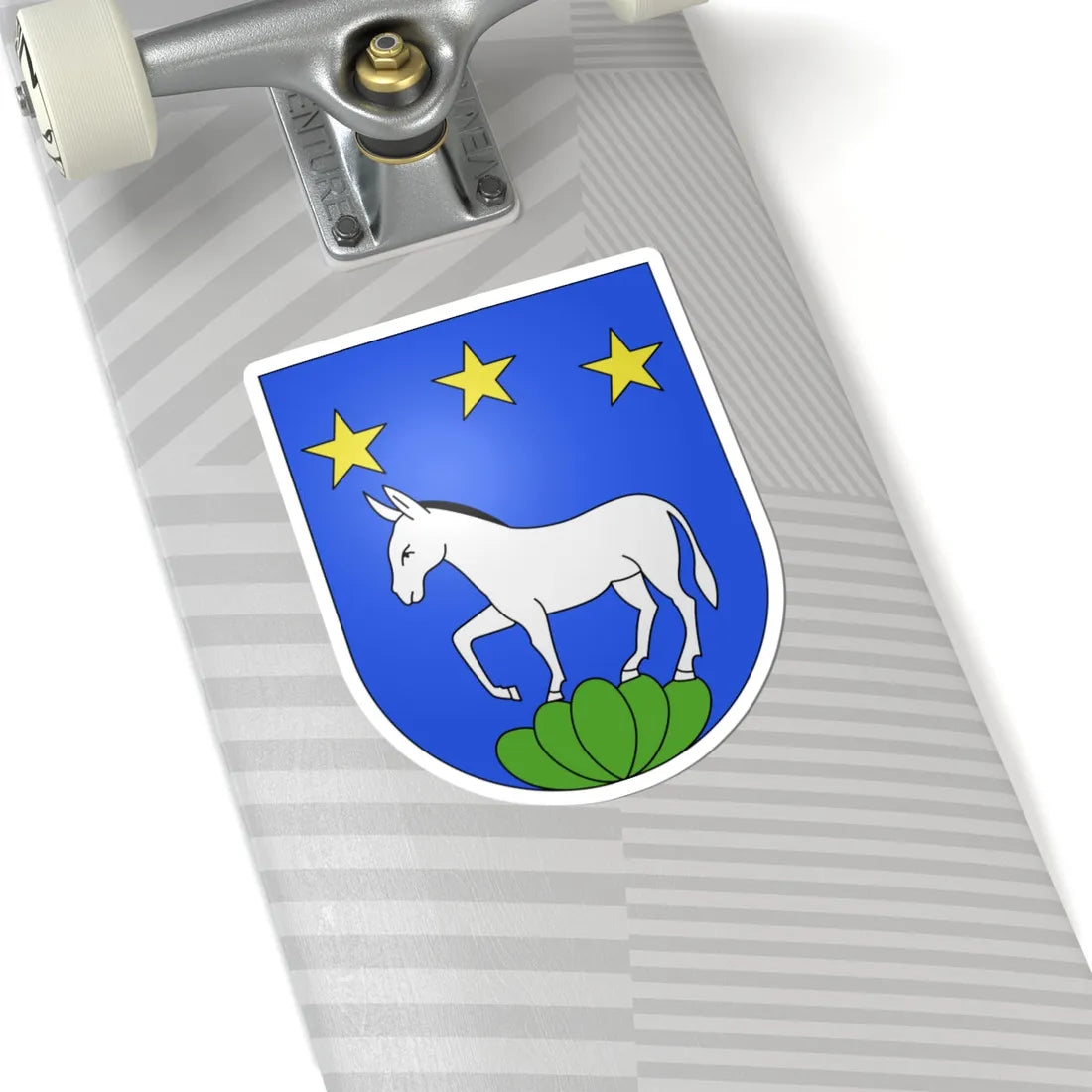 CHE Brione sopra Minusio COA (Switzerland) (Coat of Arms) STICKER Vinyl Kiss-Cut Decal - The Sticker Space