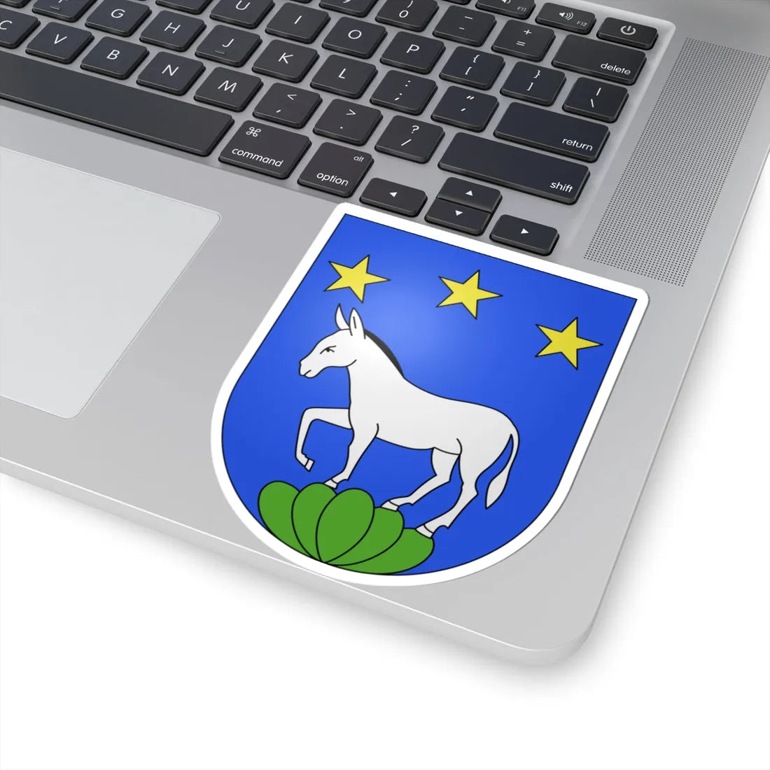 CHE Brione sopra Minusio COA (Switzerland) (Coat of Arms) STICKER Vinyl Kiss-Cut Decal - The Sticker Space