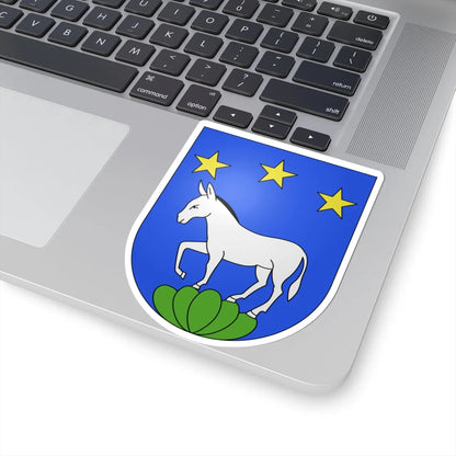 CHE Brione sopra Minusio COA (Switzerland) (Coat of Arms) STICKER Vinyl Kiss-Cut Decal - The Sticker Space