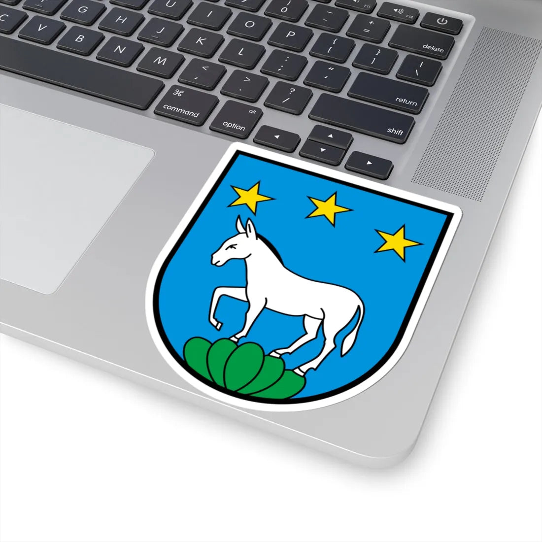 CHE Brione sopra Minusio TI COA (Switzerland) (Coat of Arms) STICKER Vinyl Kiss-Cut Decal - The Sticker Space