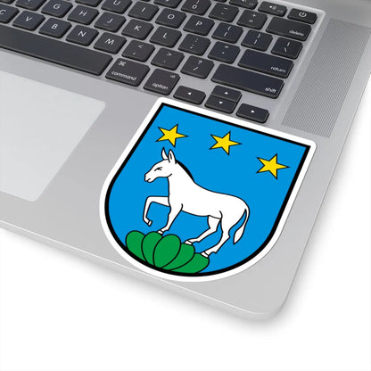 CHE Brione sopra Minusio TI COA (Switzerland) (Coat of Arms) STICKER Vinyl Kiss-Cut Decal - The Sticker Space