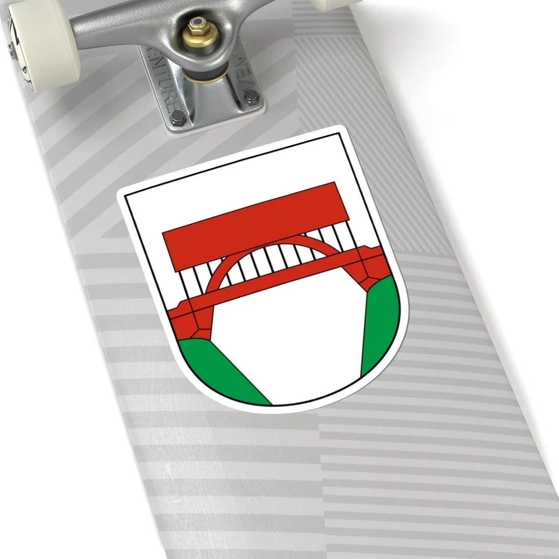 CHE Bütschwil-Ganterschwil COA (Switzerland) (Coat of Arms) STICKER Vinyl Kiss-Cut Decal - The Sticker Space