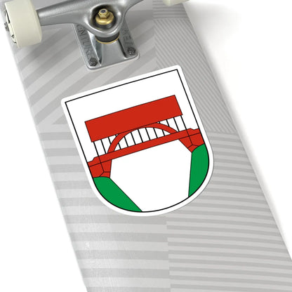 CHE Bütschwil-Ganterschwil COA (Switzerland) (Coat of Arms) STICKER Vinyl Kiss-Cut Decal - The Sticker Space