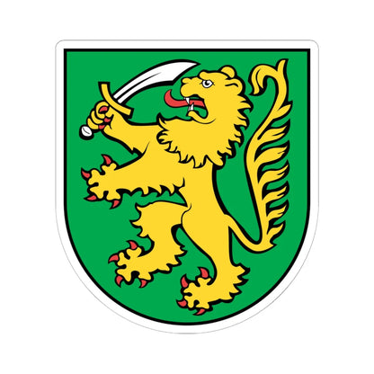 CHE Calanca COA (Switzerland) (Coat of Arms) STICKER Vinyl Kiss-Cut Decal 6 Inch White - The Sticker Space