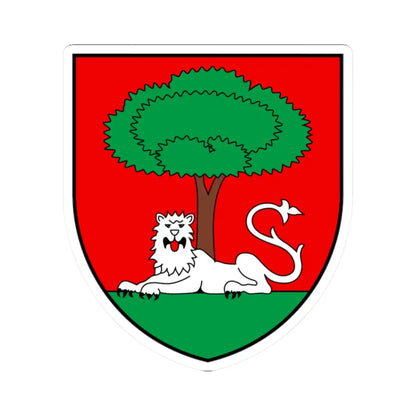 CHE Carouge COA (Switzerland) (Coat of Arms) STICKER Vinyl Kiss-Cut Decal 2 Inch White - The Sticker Space