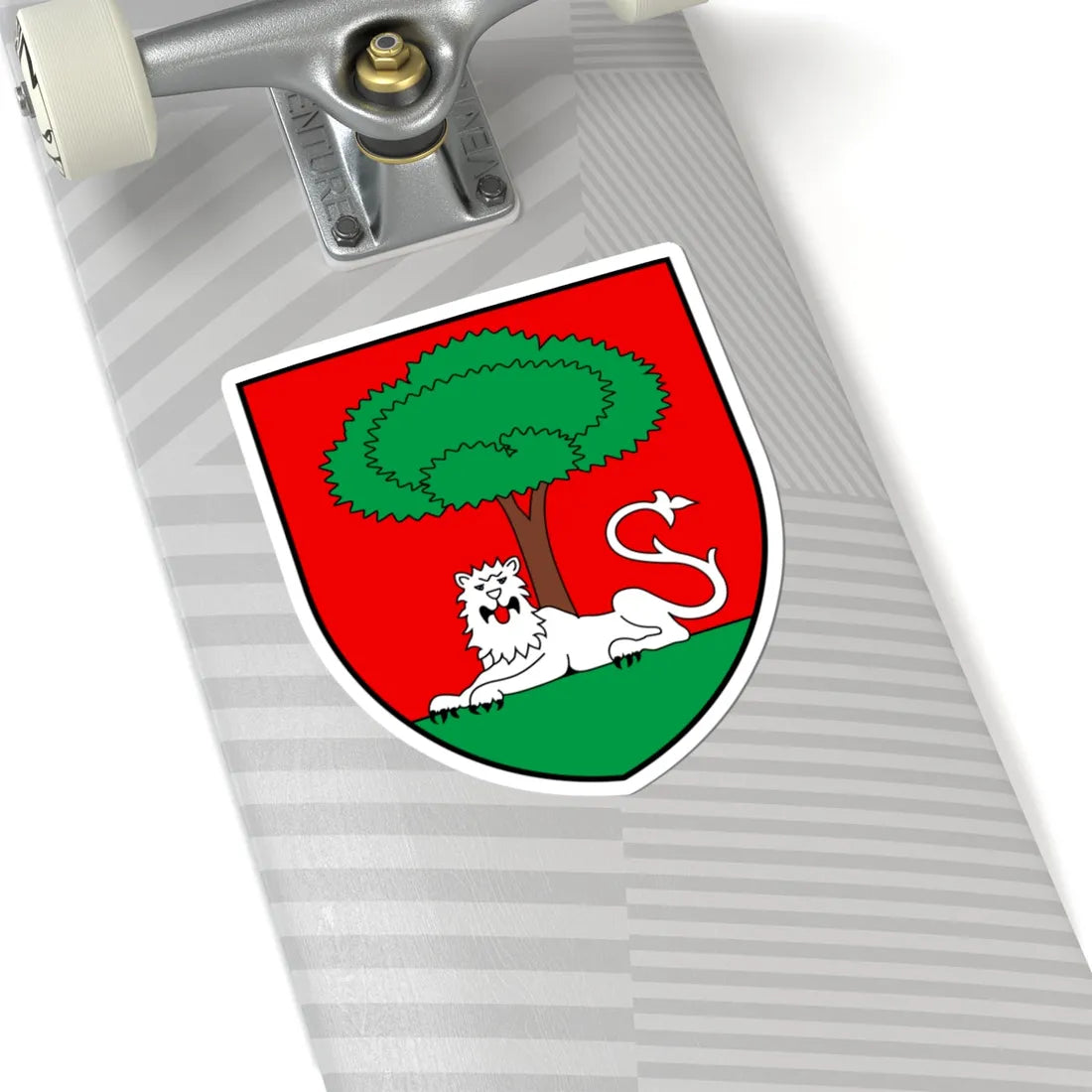 CHE Carouge COA (Switzerland) (Coat of Arms) STICKER Vinyl Kiss-Cut Decal - The Sticker Space