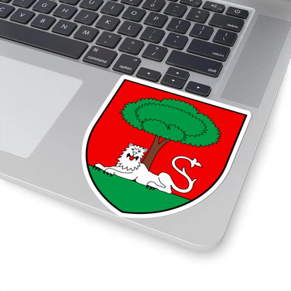 CHE Carouge COA (Switzerland) (Coat of Arms) STICKER Vinyl Kiss-Cut Decal - The Sticker Space