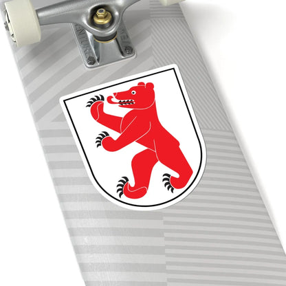 CHE Cham COA (Switzerland) (Coat of Arms) STICKER Vinyl Kiss-Cut Decal - The Sticker Space