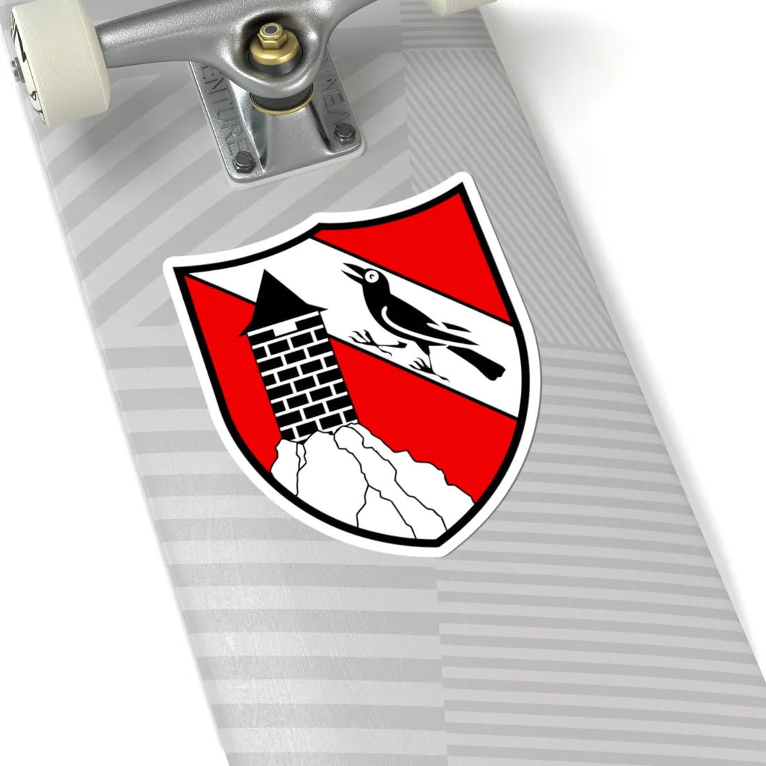 CHE Corbières COA (Switzerland) (Coat of Arms) STICKER Vinyl Kiss-Cut Decal - The Sticker Space