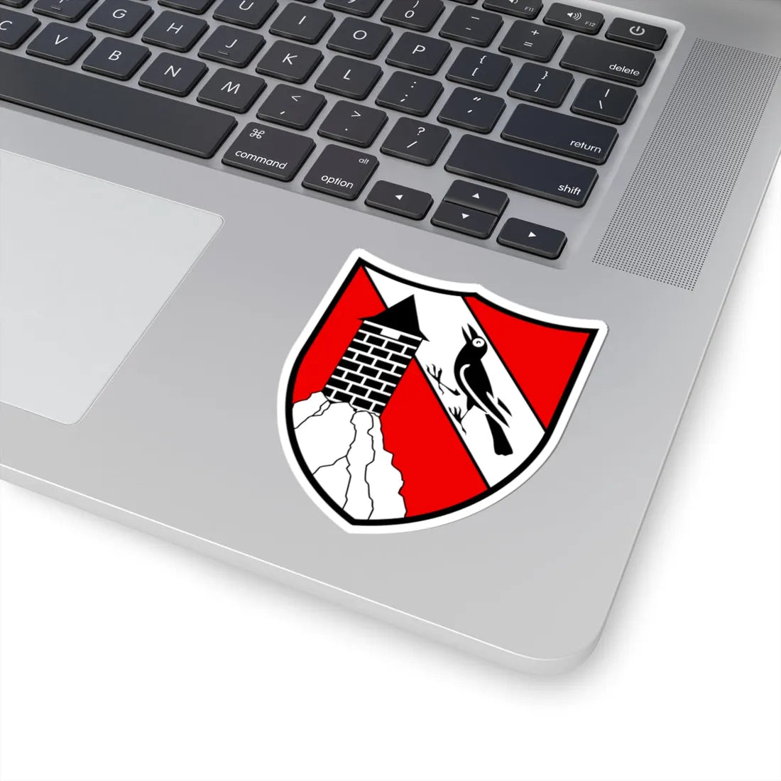 CHE Corbières COA (Switzerland) (Coat of Arms) STICKER Vinyl Kiss-Cut Decal - The Sticker Space