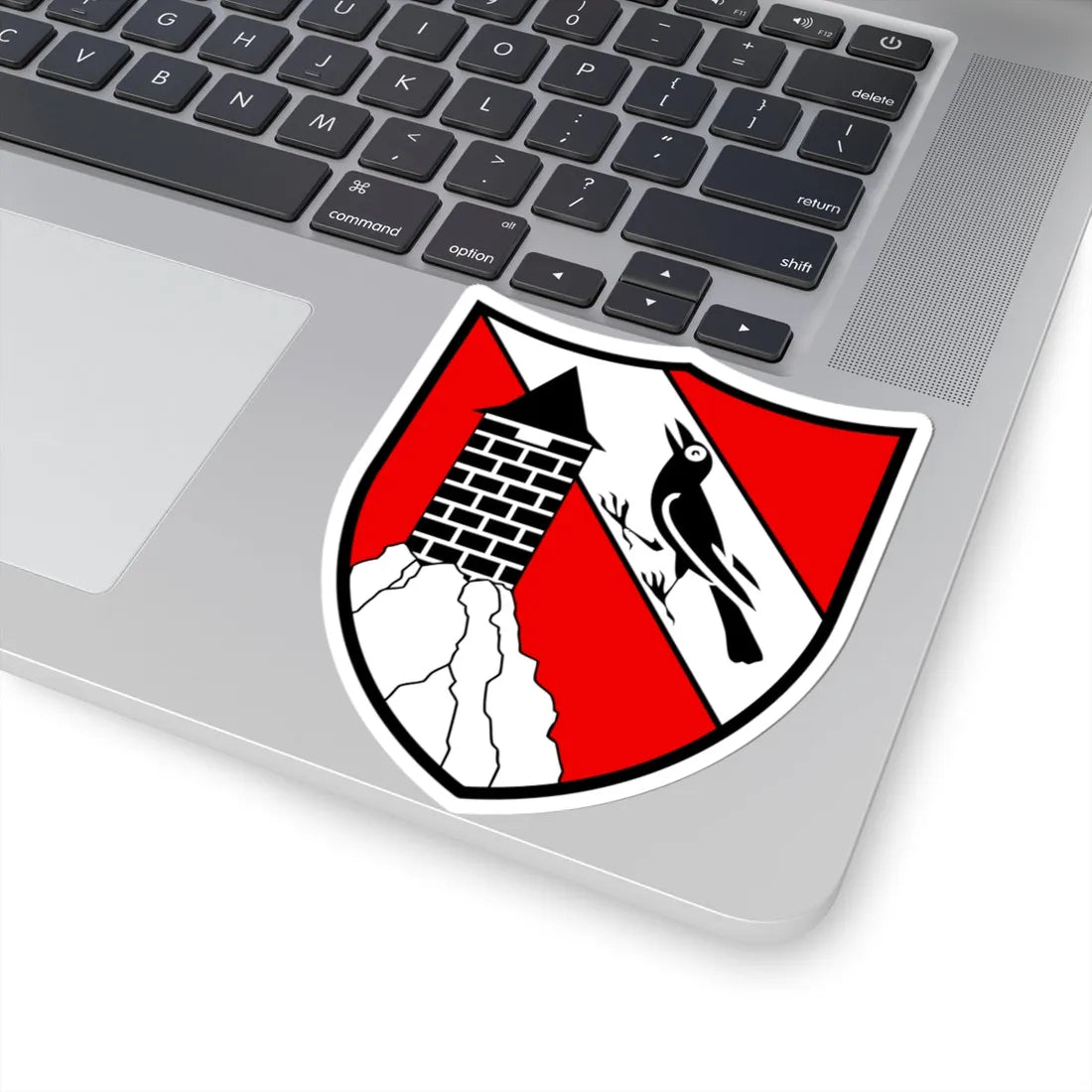 CHE Corbières COA (Switzerland) (Coat of Arms) STICKER Vinyl Kiss-Cut Decal - The Sticker Space