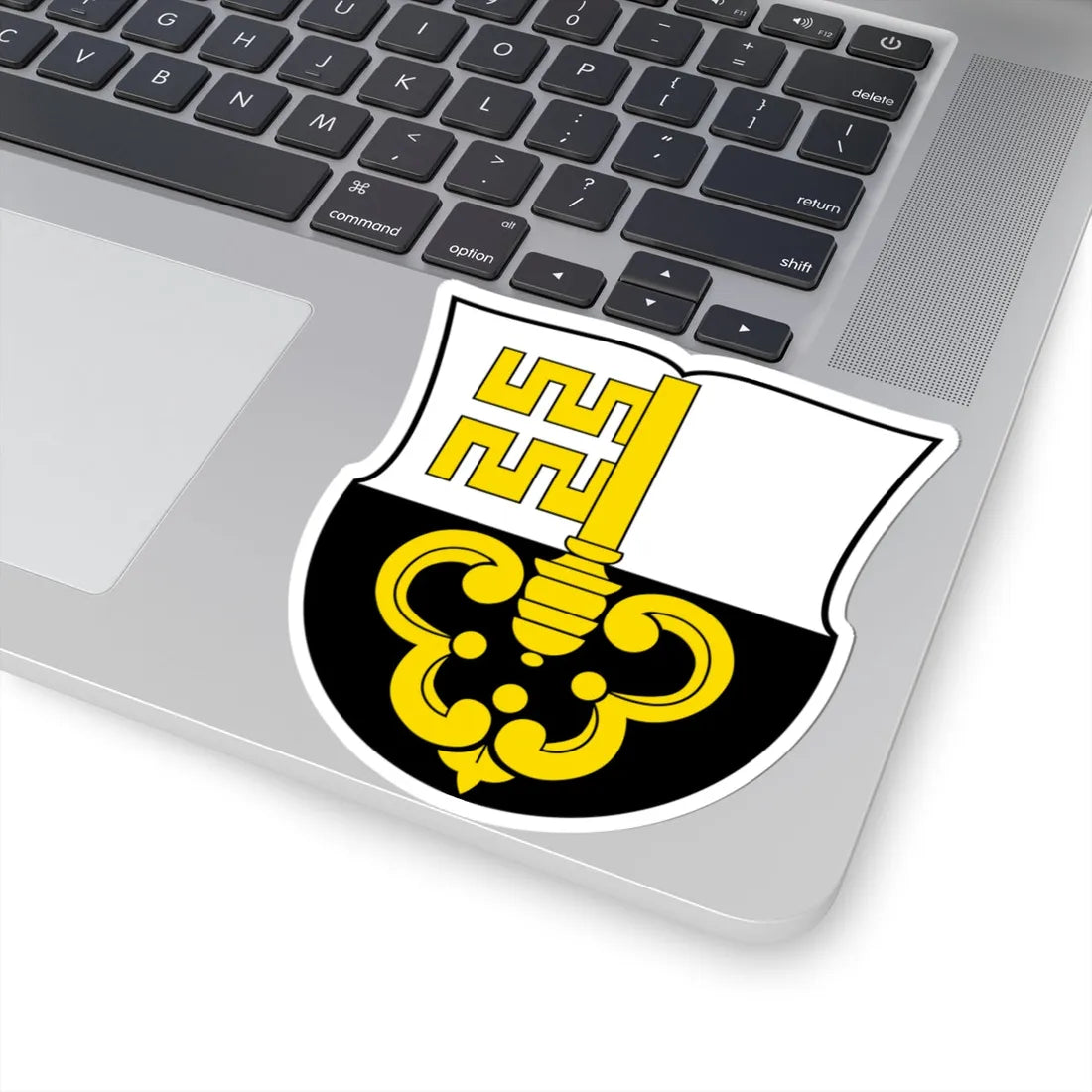 CHE Cottens FR COA Alt 01 (Switzerland) (Coat of Arms) STICKER Vinyl Kiss-Cut Decal - The Sticker Space
