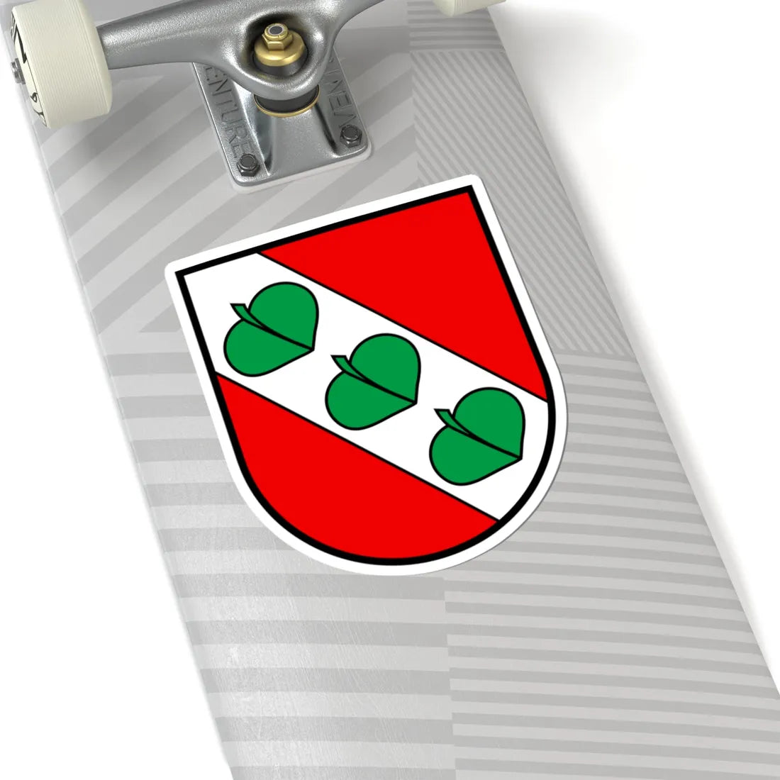 CHE Courtelary ancien district COA (Switzerland) (Coat of Arms) STICKER Vinyl Kiss-Cut Decal - The Sticker Space