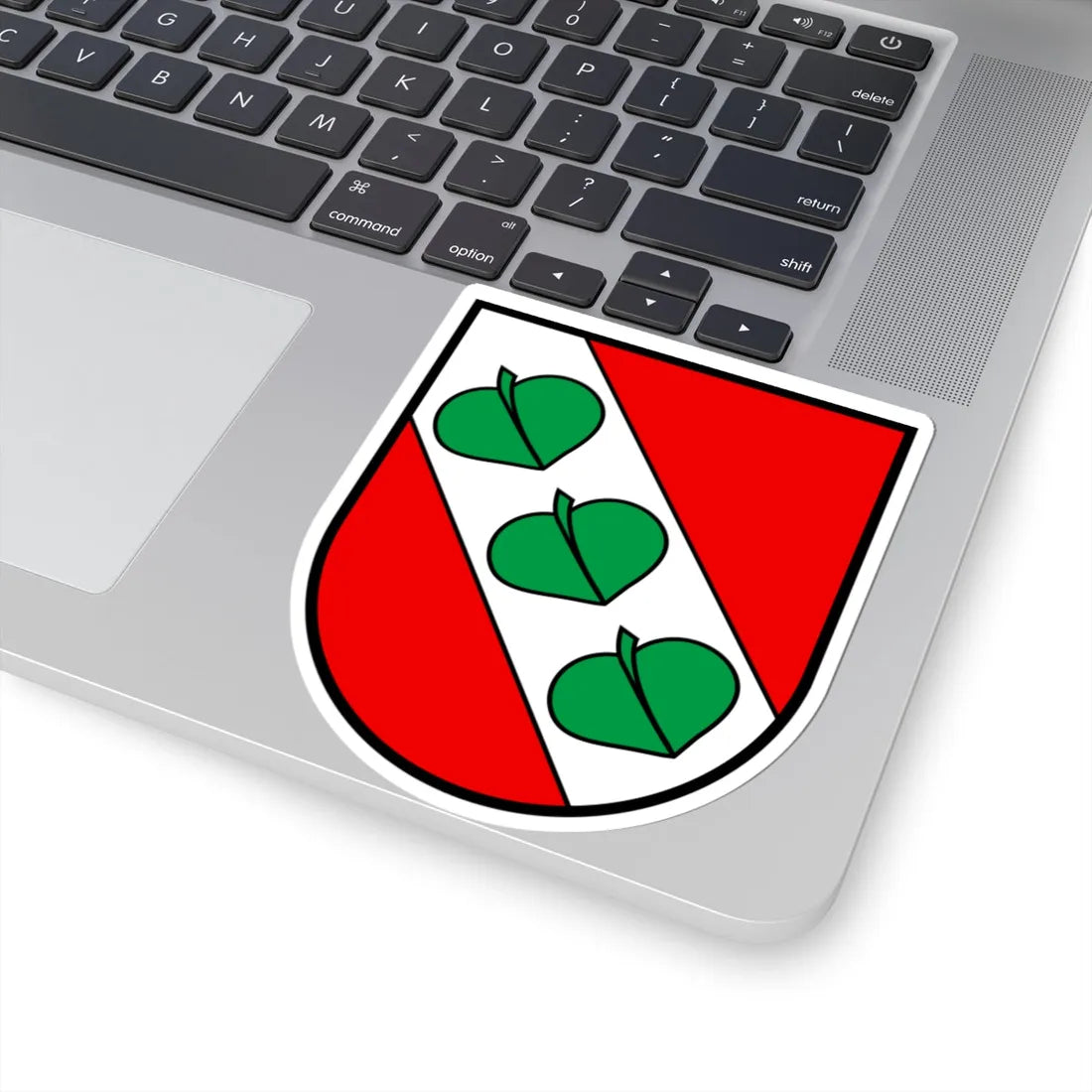 CHE Courtelary ancien district COA (Switzerland) (Coat of Arms) STICKER Vinyl Kiss-Cut Decal - The Sticker Space