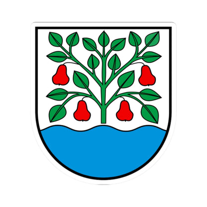 CHE Egnach COA (Switzerland) (Coat of Arms) STICKER Vinyl Kiss-Cut Decal 2 Inch White - The Sticker Space