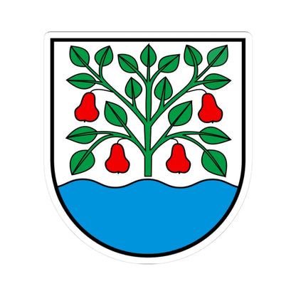 CHE Egnach COA (Switzerland) (Coat of Arms) STICKER Vinyl Kiss-Cut Decal 3 Inch White - The Sticker Space